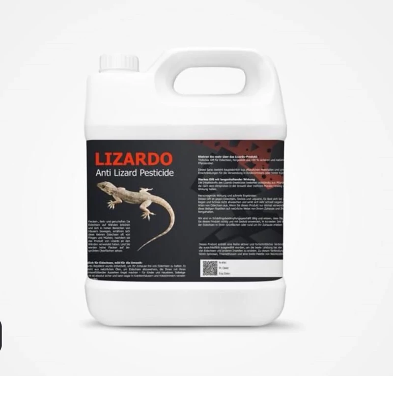 سم کشنده مارمولک Lizardo لیزارد 4 لیتری عمده ارسال رایگان به همراه یک عدد سمپاش سر نوشابه ای