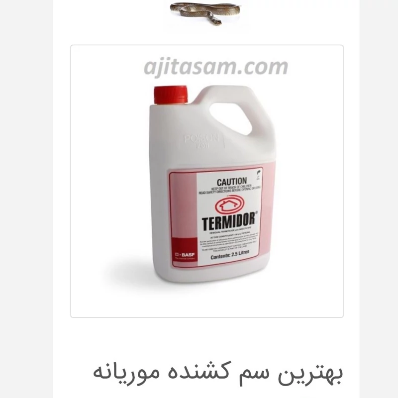 سم موریانه کش ترمیدور خارجی 4لیتری(ارسال رایگان)