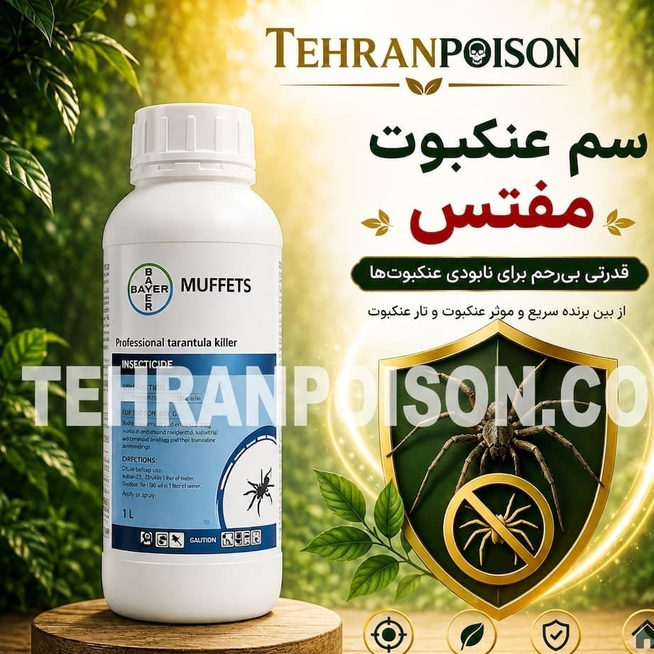 جهت حذف سریع عنکبوت سم مفتس